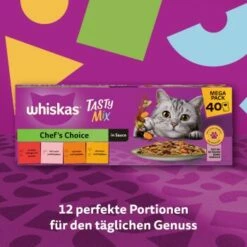 Whiskas Tasty Mix Multipack Chef's Choice In Sauce 40 X 85g -ANIMON Geschaft 1b5210eeef7f453606dcc23e2b6bf2495ca4331f 1410720 de DE Whiskas 5