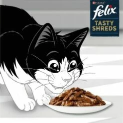 Felix Tasty Shreds Geschmischte Vielfalt 80x80g -ANIMON Geschaft 23fe5c6fca92f4f8339e4c14a6eed84c2759a8d6 1396763 de DE Felix Tasty Shreds weiteresBild 3