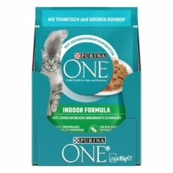 Purina ONE Indoor Formula Mit Thunfisch & Grünen Bohnen 26x85g -ANIMON Geschaft 821bdc88e8f59a3770f7f28fc98670a48b450456 1099273 de DE purina one 2