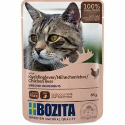 BOZITA Häppchen In Gelee 12x85g Hühnchenleber