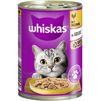 Whiskas Adult 1+ Gelee 12x400g Huhn