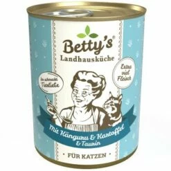 Betty's Landhausküche Mit Känguru & Kartoffel 6 X 400g Für Katze