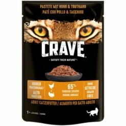 CRAVE Pastete 24x85g Huhn Und Truthahn