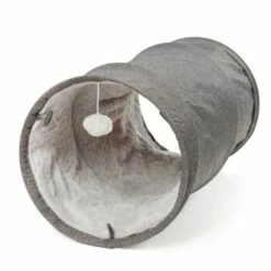 Canadian Cat Company Katzentunnel Mit Kuschelfell Grau