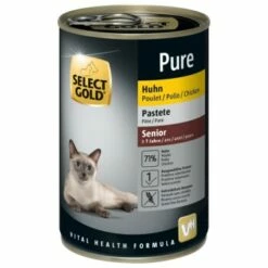 SELECT GOLD Pure Senior Paté Huhn 6x400 G