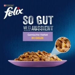 Felix So Gut Wie Es Aussieht 120x85g Gemischte Vielfalt In Gelee 9 Felix So Gut Wie Es Aussieht 120x85g Gemischte Vielfalt In Gelee -ANIMON Geschaft e7793260dd590430e8858f7cc403834a6e72c36d cec0c75388d53814bc555e346c22872db6608a21