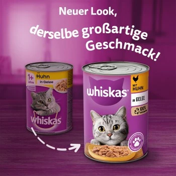 Whiskas Adult 1+ Gelee 12x400g Huhn – Bild 6