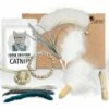 Kater Kasimir Deluxe Set Mit 9 Beliebten Katzenspielzeugen Aus Naturmaterial Und Handgemachtem CATMOM Armband